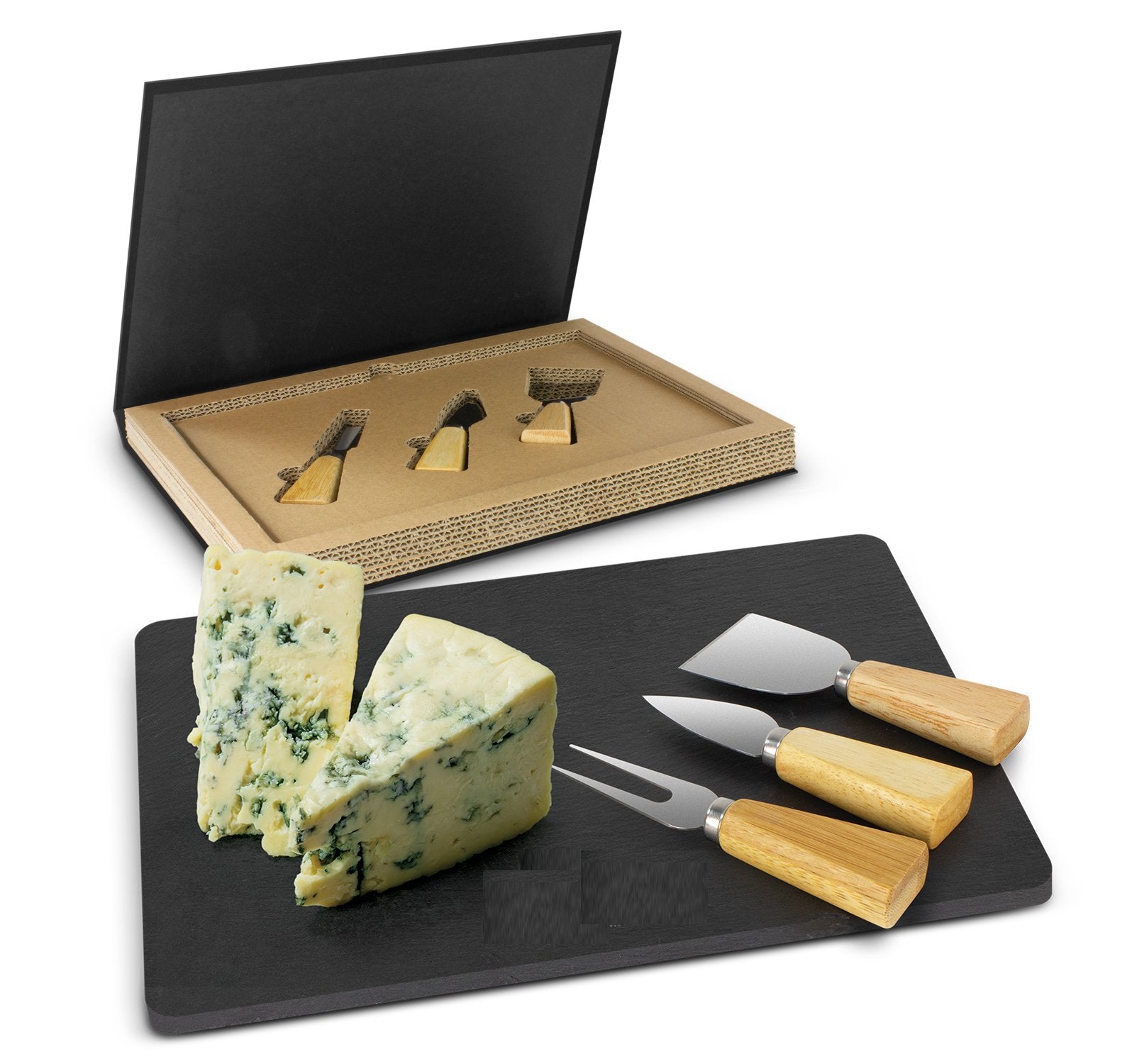 116730 - Montrose Slate Cheese Board Set - LJ Hooker Group