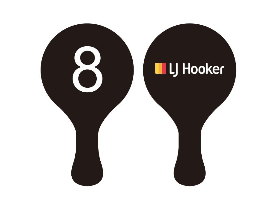 Auction Bidding Paddle - LJ Hooker Group